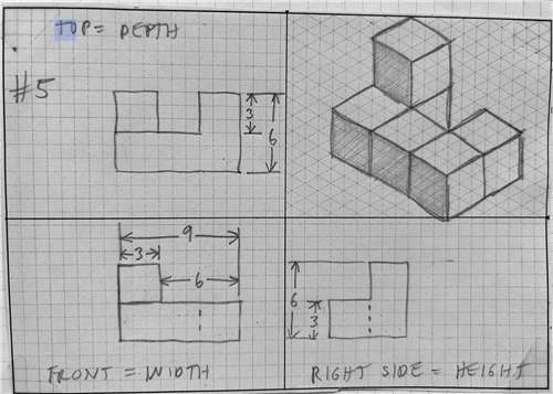 Isometric / orthographic example